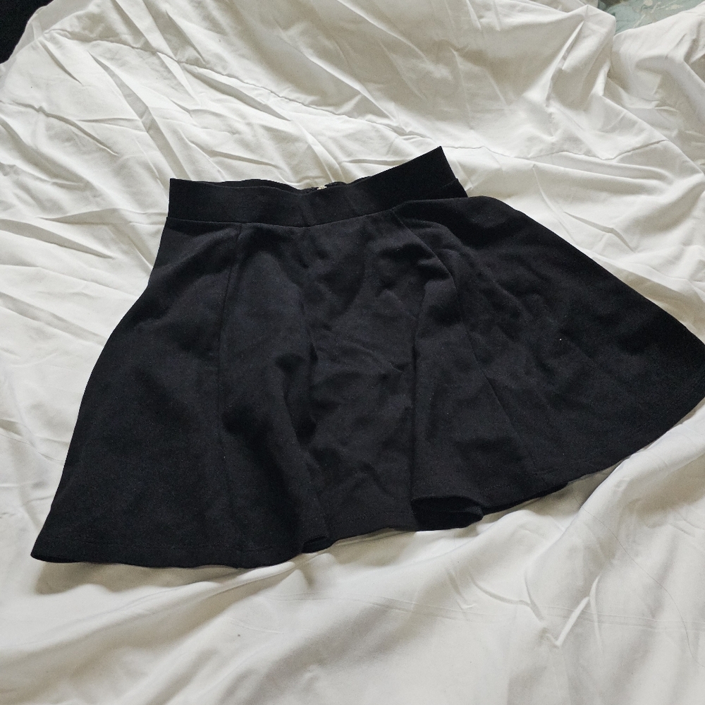 H&M Black Skater Skirt